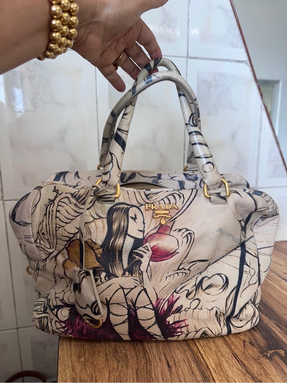 Prada fairy 2008 bag bowler vintage awesome. Museum piece. - Picture 2 of 16